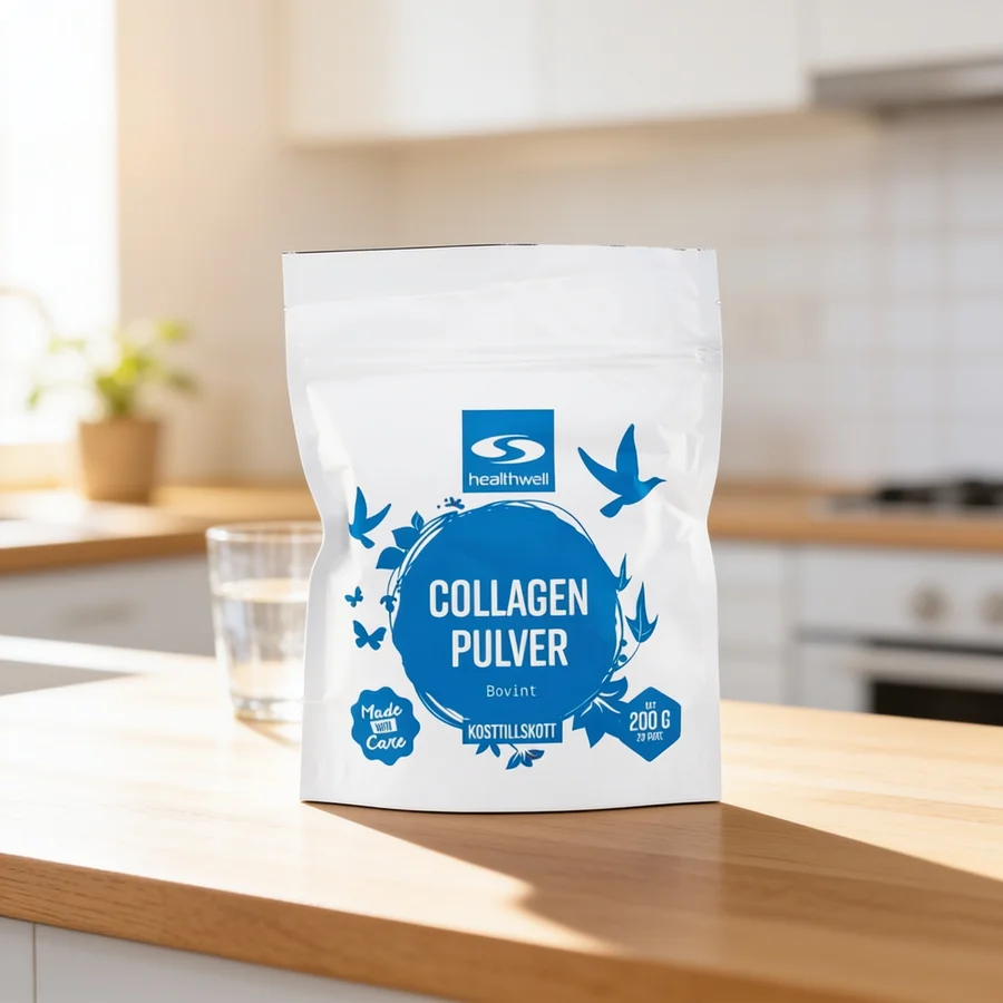 Collagen Pulver Bovint 2.0 (200 g) i et hverdagsmiljø