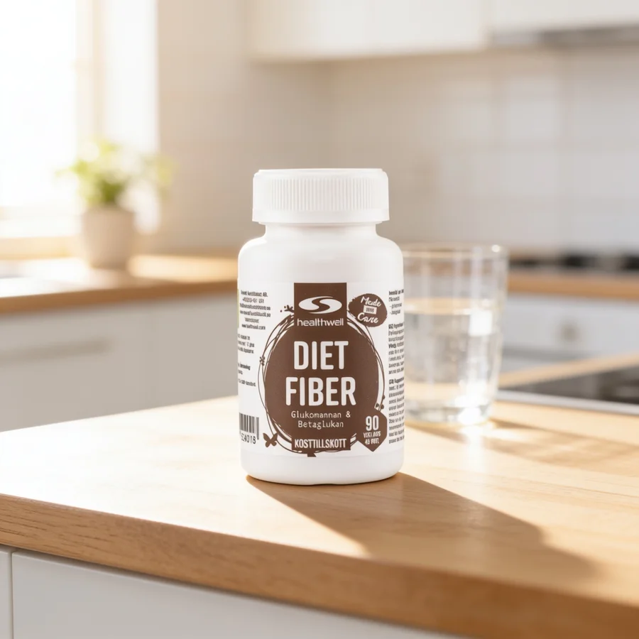 Healthwell Diet Fiber i et hverdagsmiljø