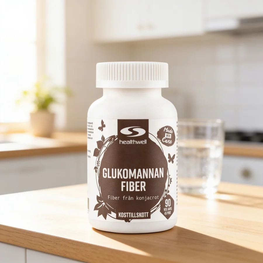 Healthwell Glucomannan Fiber i et hverdagsmiljø
