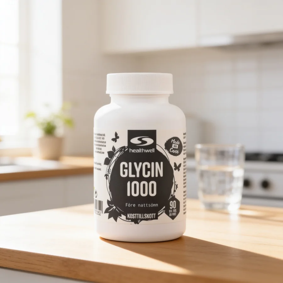 Healthwell Glycin 1000 i et hverdagsmiljø