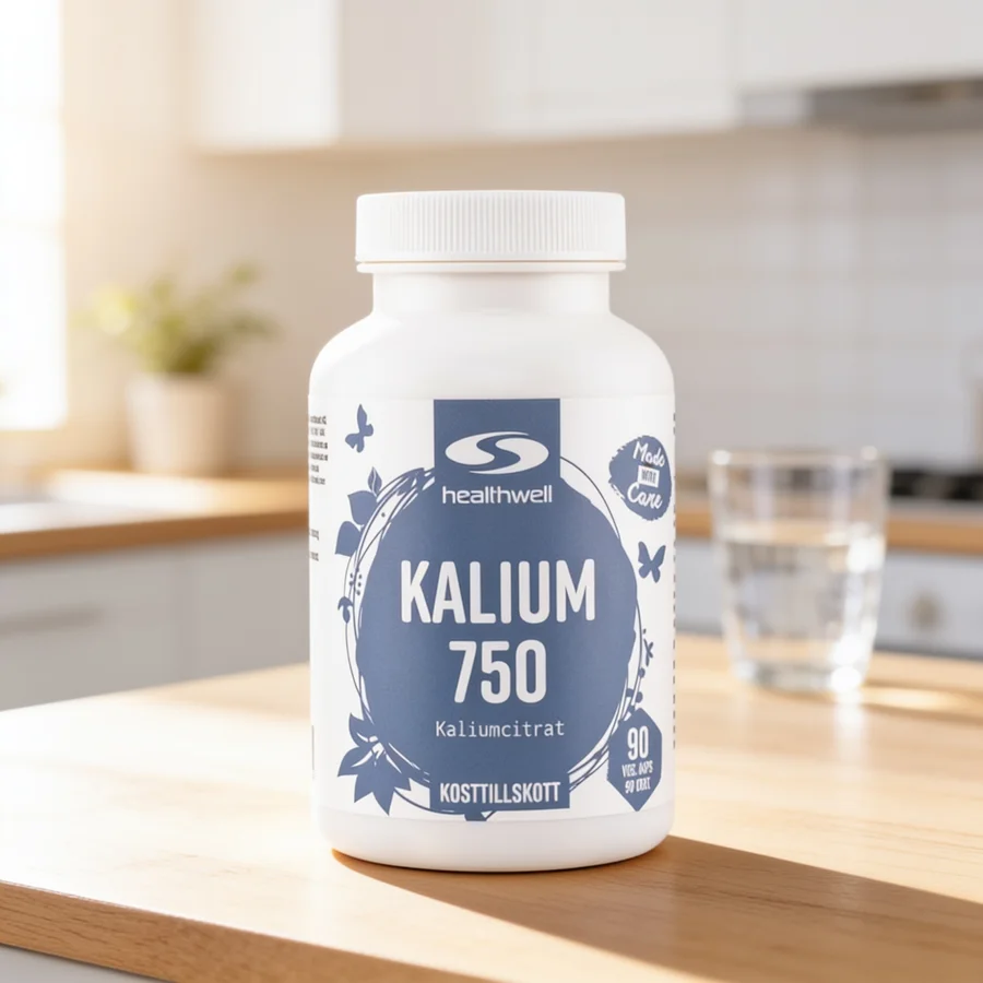 Healthwell Kalium 750 i et hverdagsmiljø