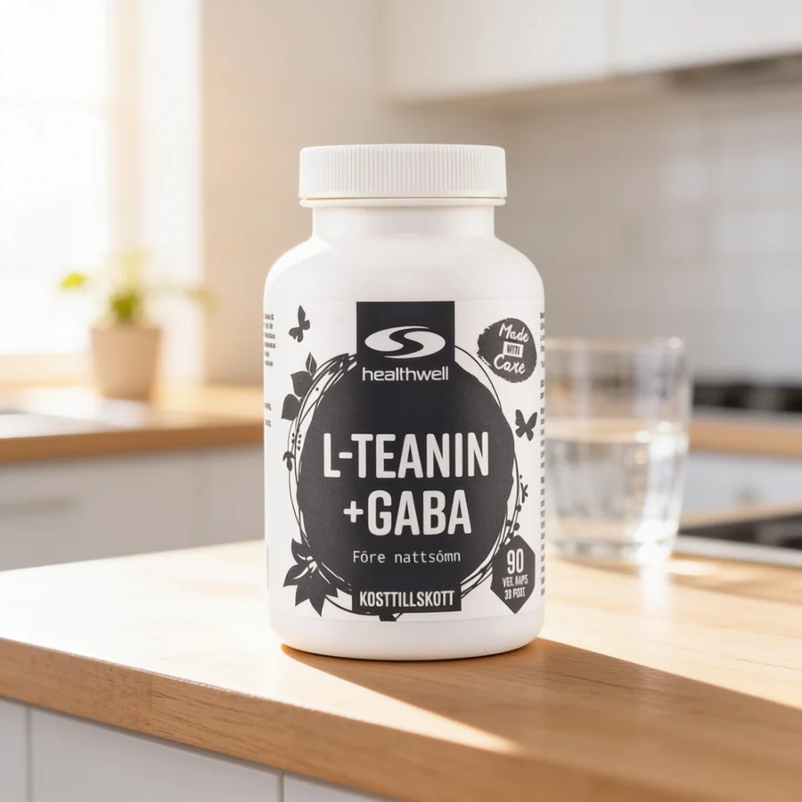 Healthwell L-Theanin + GABA i et hverdagsmiljø