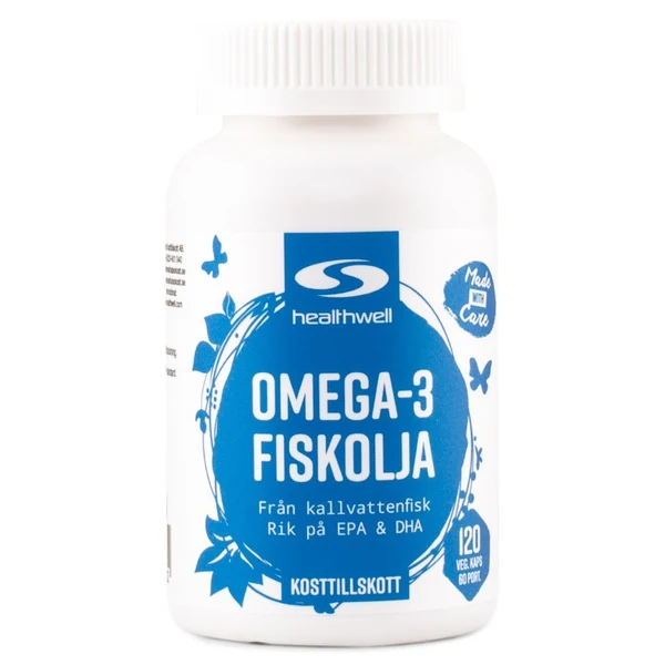 Healthwell Omega-3 Fiskeolie