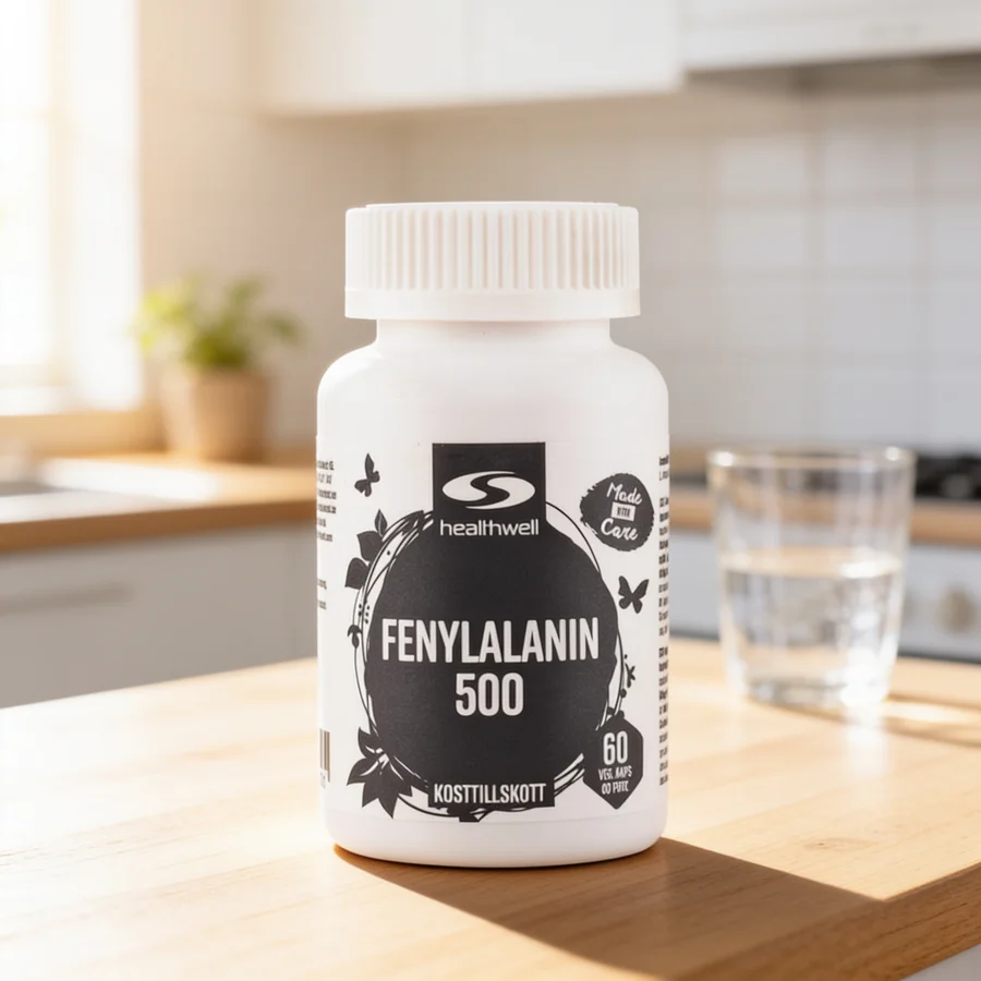 Healthwell Phenylalanin 500 i et hverdagsmiljø