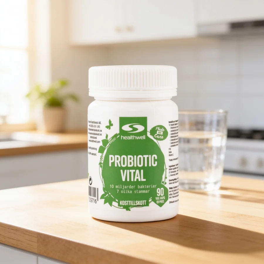 Healthwell Probiotic Vital i et hverdagsmiljø
