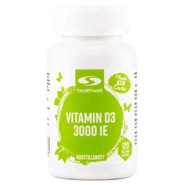 Healthwell Vitamin D3 3000 IE