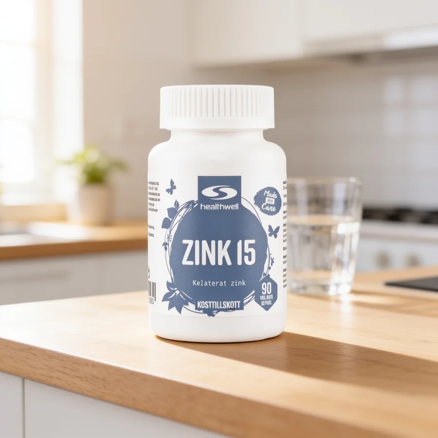 Healthwell Zink 15 i et hverdagsmiljø