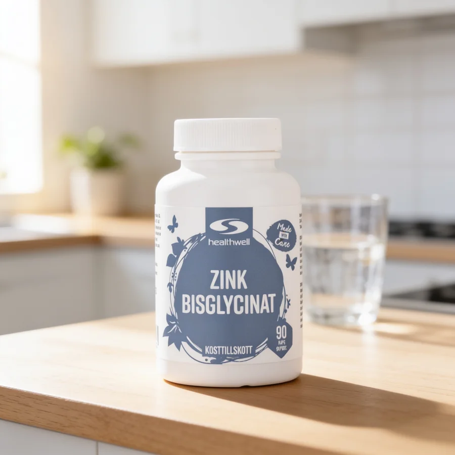 Healthwell Zinkbisglycinat i et hverdagsmiljø