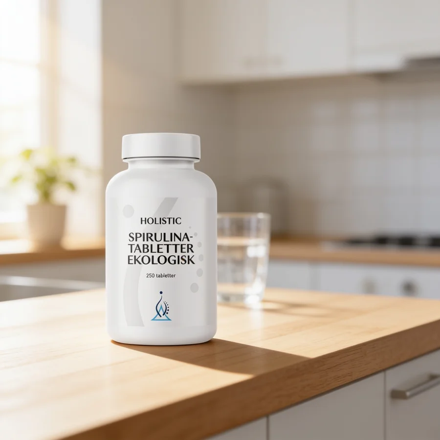 Holistic Active Spirulina Tabletter i et hverdagsmiljø