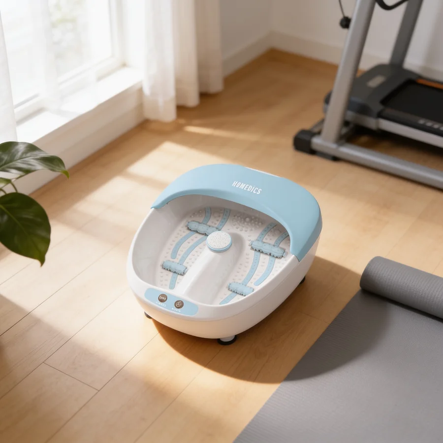 HoMedics FS-150-EU Fodspa 3in1 Action i et hverdagsmiljø