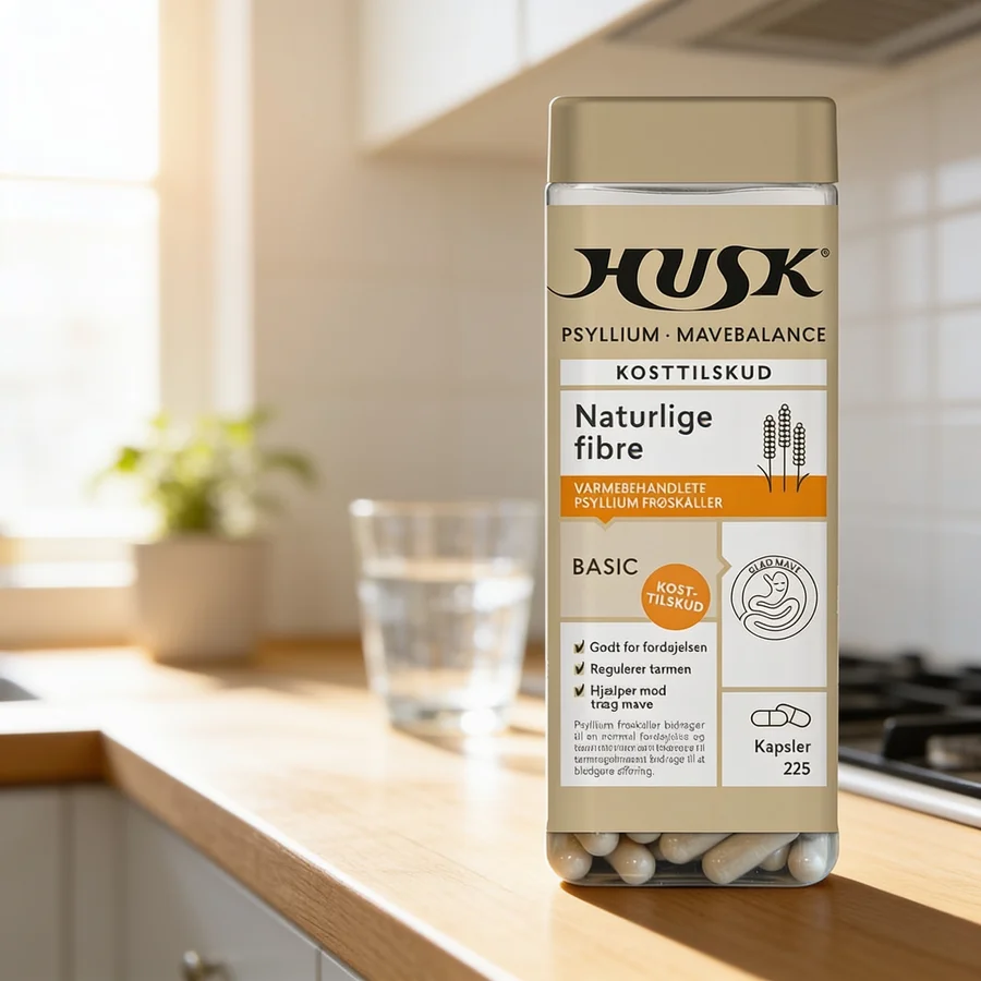 HUSK Psyllium Mavebalance i et hverdagsmiljø
