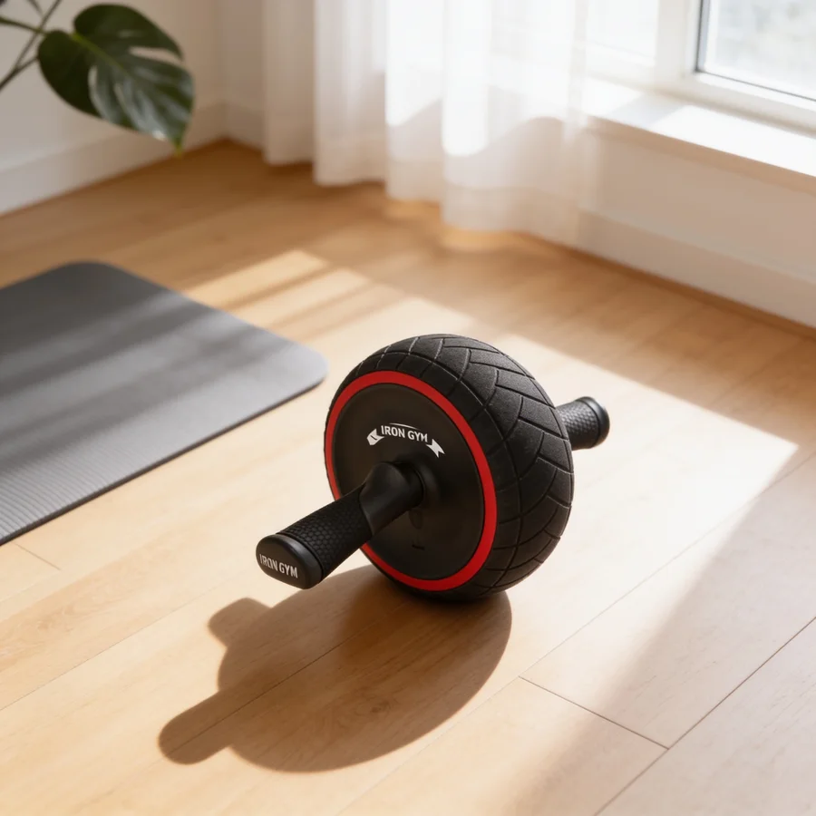 Iron Gym Speed Abs Ab Wheel i et hverdagsmiljø