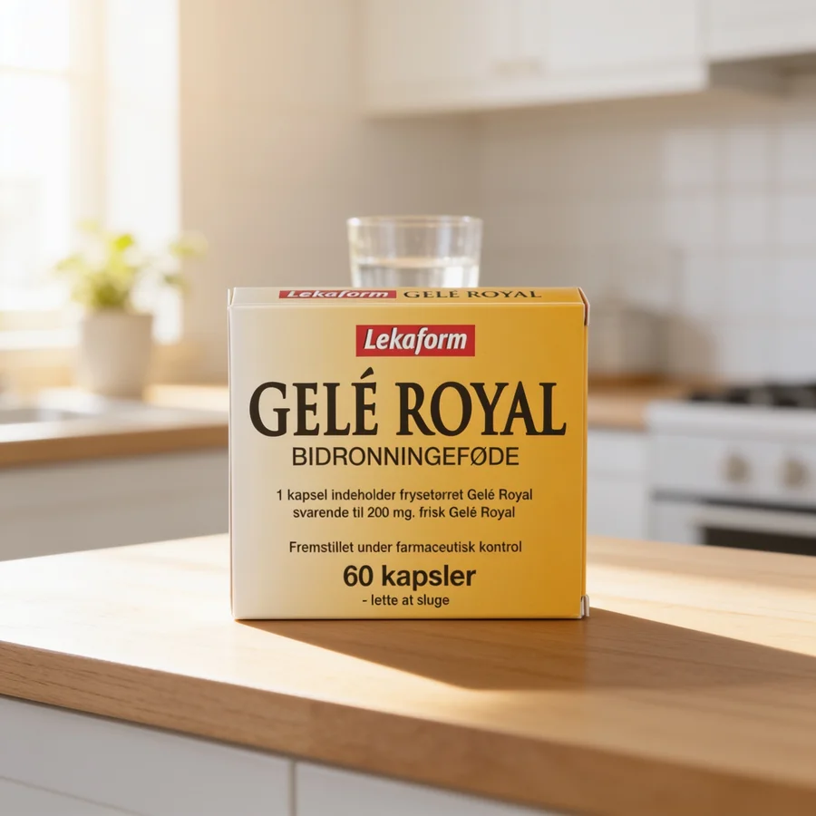 Lekaform Gelé Royal, 60 kapsler i et hverdagsmiljø