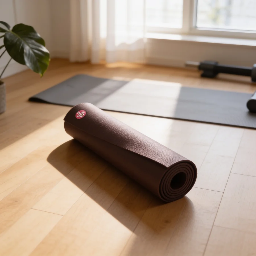 Manduka PRO 6 mm i et hverdagsmiljø