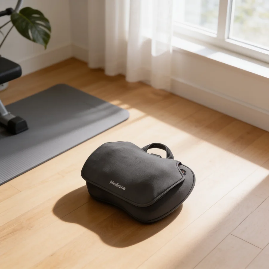Medisana MC 850 Shiatsu Massagepude i et hverdagsmiljø