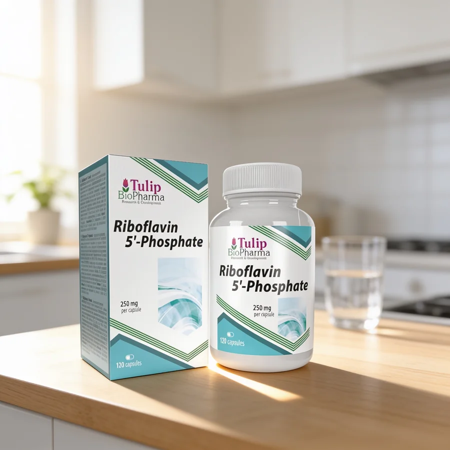 More Than Health B2-vitamin (Riboflavin 5'-Fosfat, aktiveret) 250 mg i et hverdagsmiljø