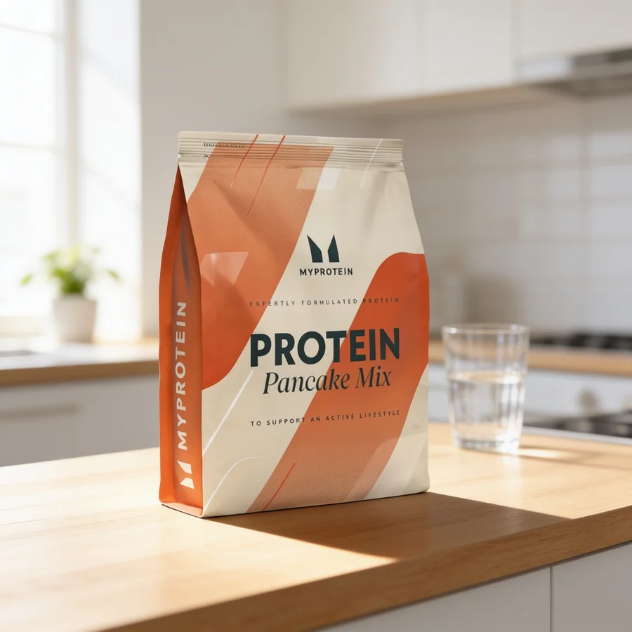 Myprotein Protein Pandekage Mix i et hverdagsmiljø