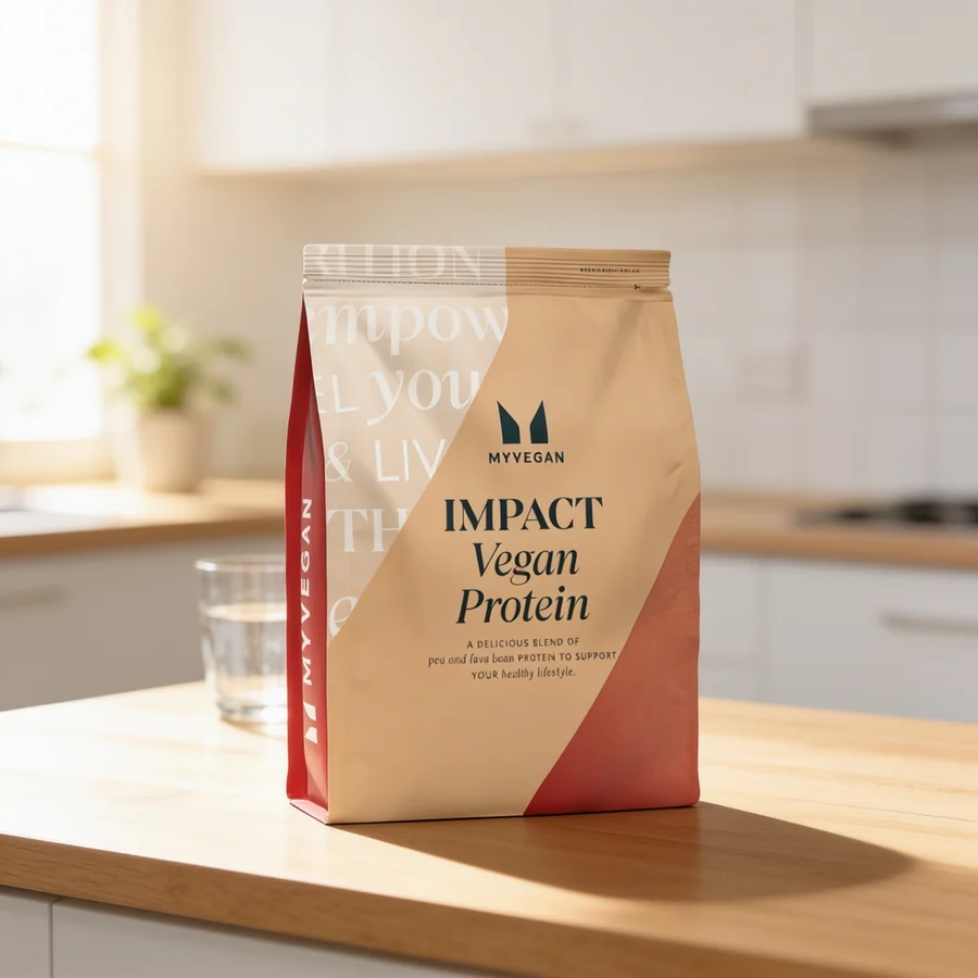 Myvegan Vegansk Proteinblanding i et hverdagsmiljø