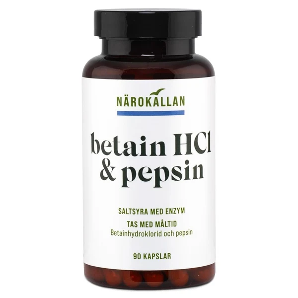 Närokällan Betain HCL & Pepsin