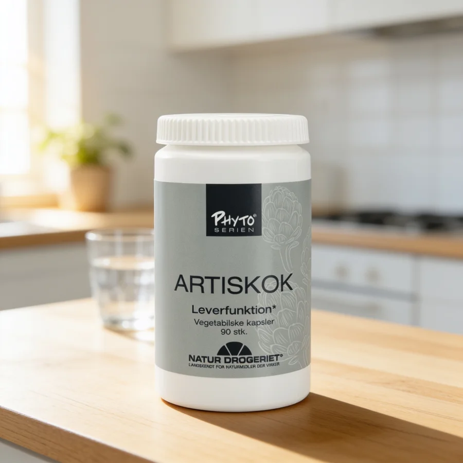 Natur-Drogeriet Artiskok 375 mg i et hverdagsmiljø
