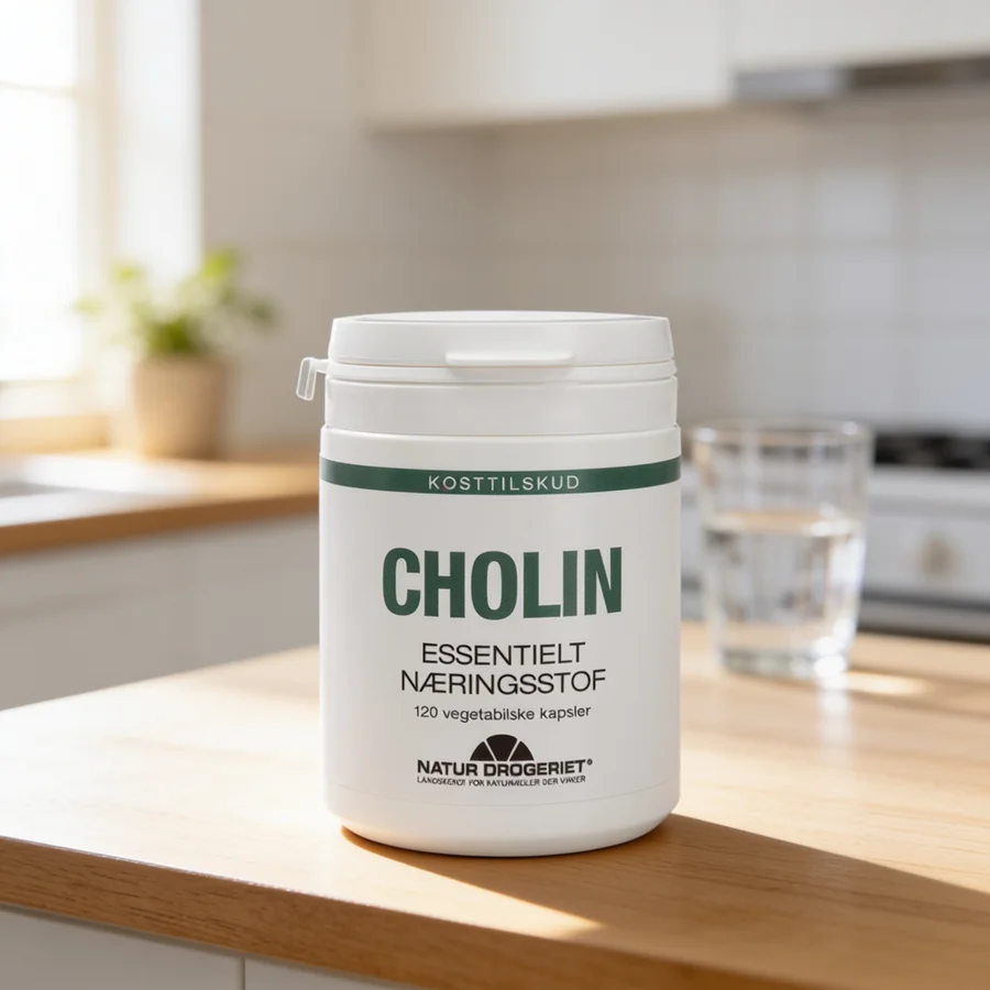 Cholin 120 kaps. i et hverdagsmiljø