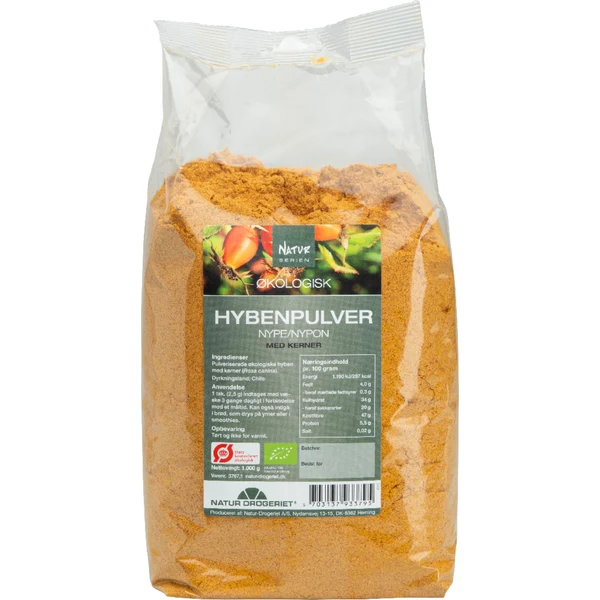 Natur-Drogeriet Hybenpulver fin m. kerner Øko