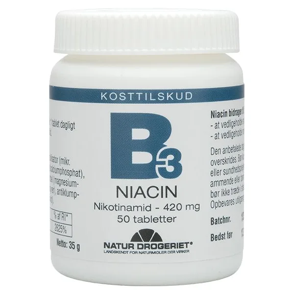 Natur-Drogeriet Niacin Nikotinamid 420 mg