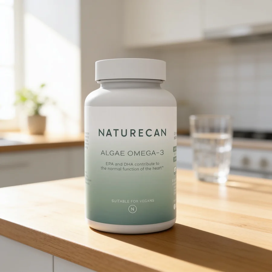 Veganske Omega-3 Softgel i et hverdagsmiljø