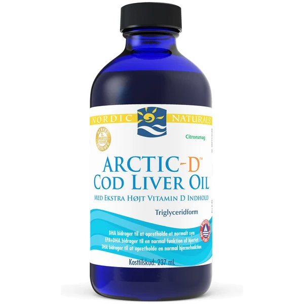 Nordic Naturals Torskelevertran + D (citrus)