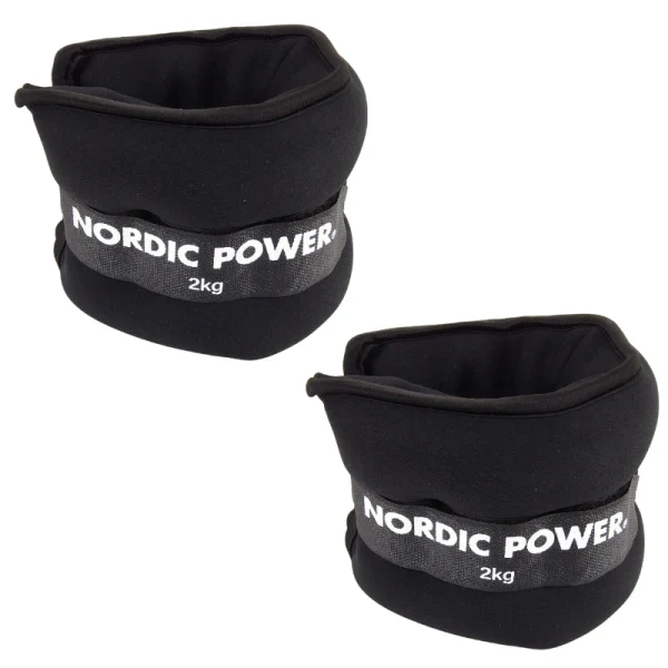 Nordic Power Ankelvægte 2 kg neopren (2 stk)