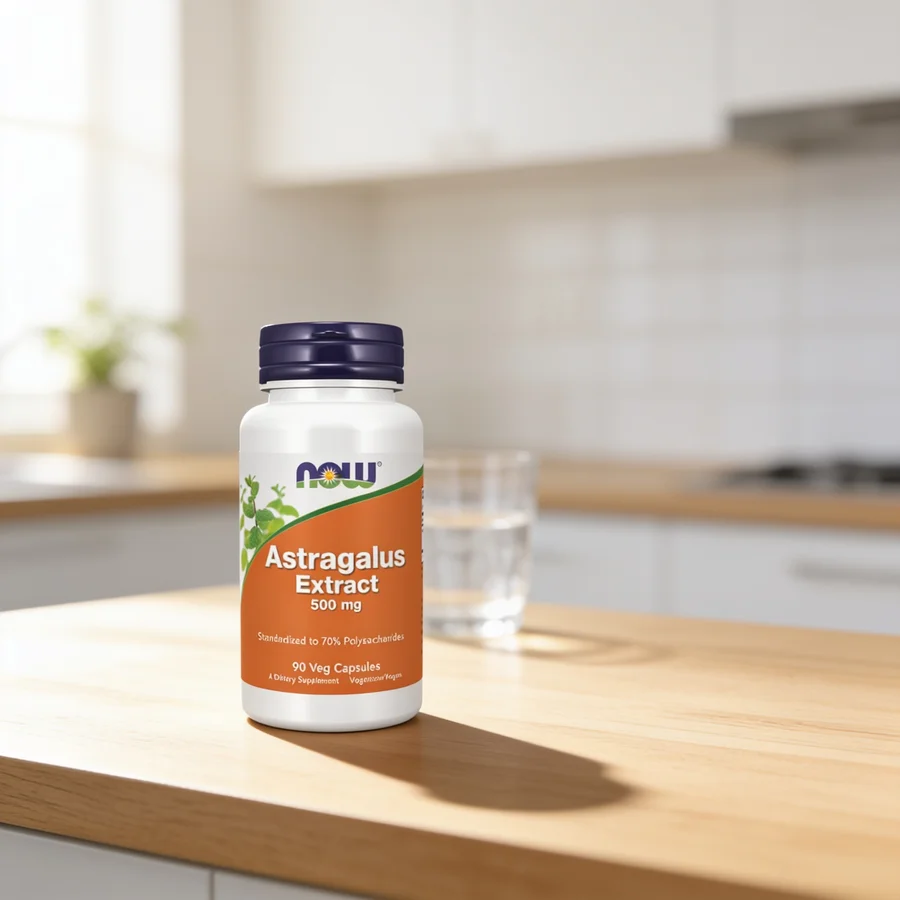 NOW Foods Astragalus Ekstrakt 500 mg i et hverdagsmiljø