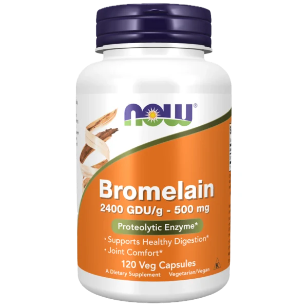 Now Foods Bromelain 500 mg (2400 GDU/g)