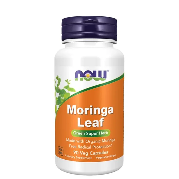 NOW Foods Organic Moringa Leaf 400 mg