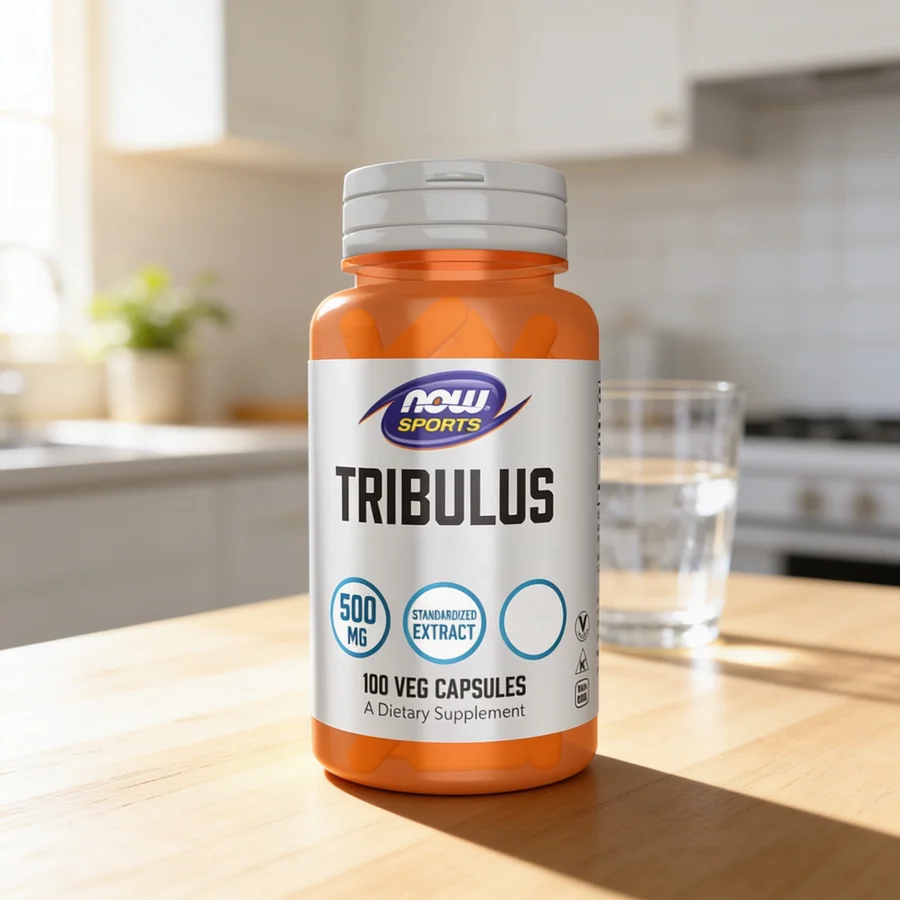 NOW Foods Tribulus 500 mg i et hverdagsmiljø