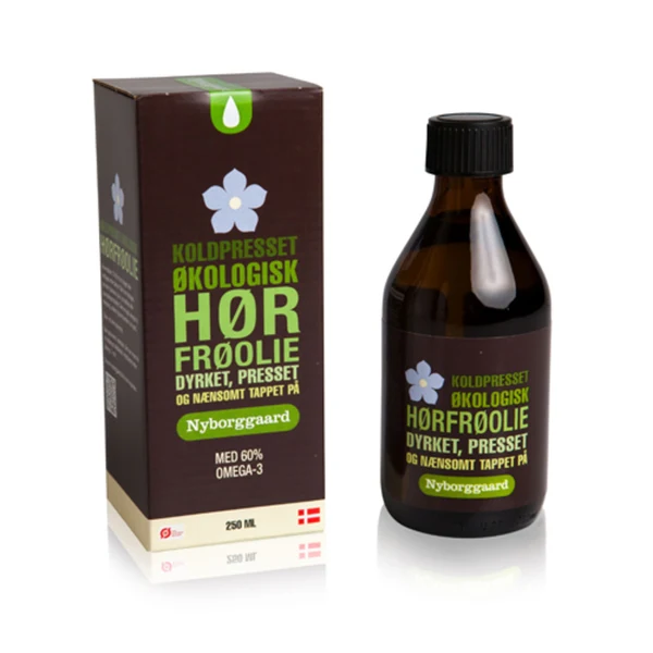 Nyborggaard Hørfrøolie Koldpresset Ø 250 ml