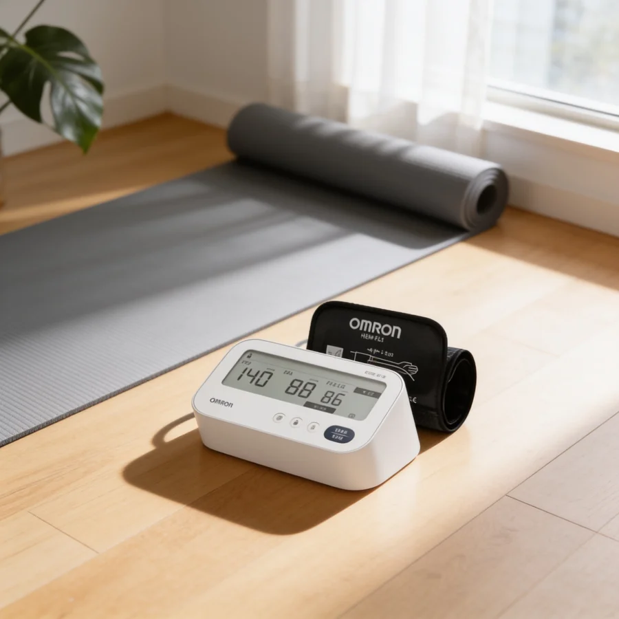 Omron M3 Comfort i et hverdagsmiljø