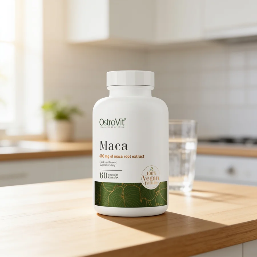 OstroVit Maca Rodekstrakt 600 mg (10:1) i et hverdagsmiljø