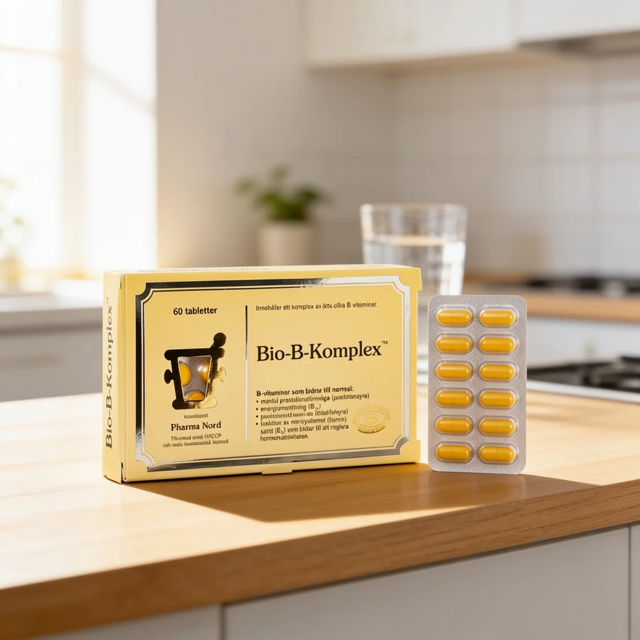 Pharma Nord Bio-B-Kompleks i et hverdagsmiljø