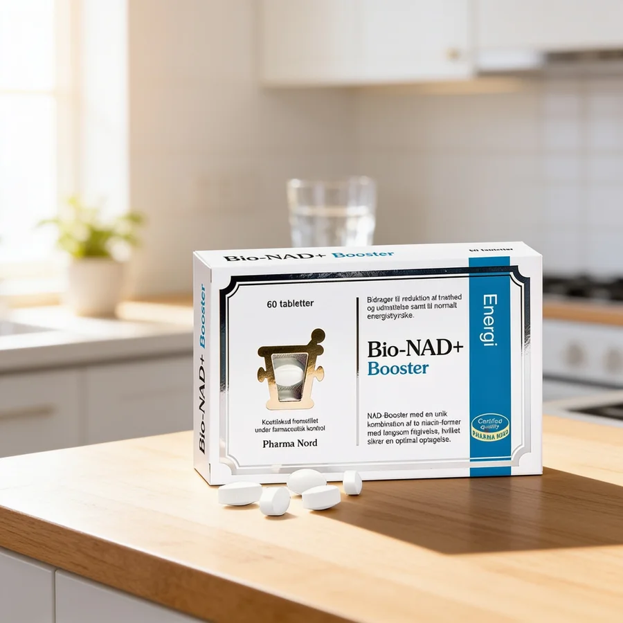 Pharma Nord Bio-NAD+ Booster i et hverdagsmiljø