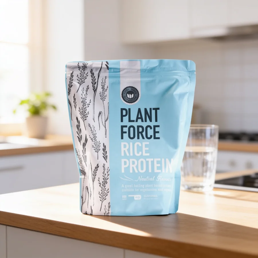 Plantforce Rice Protein Neutral Ø i et hverdagsmiljø