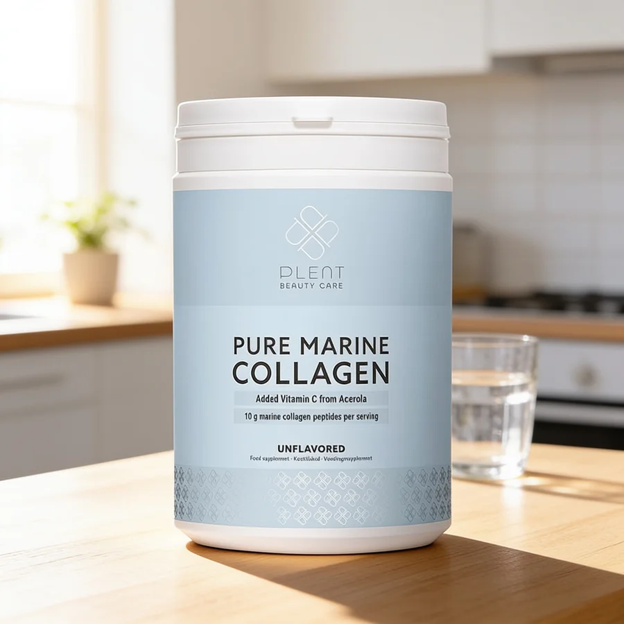 Plent Marine Collagen (Neutral) i et hverdagsmiljø