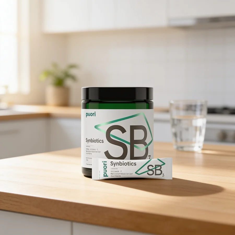 Puori SB3 Synbiotics i et hverdagsmiljø