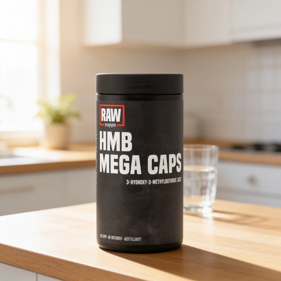 RAW HMB Mega Caps i et hverdagsmiljø