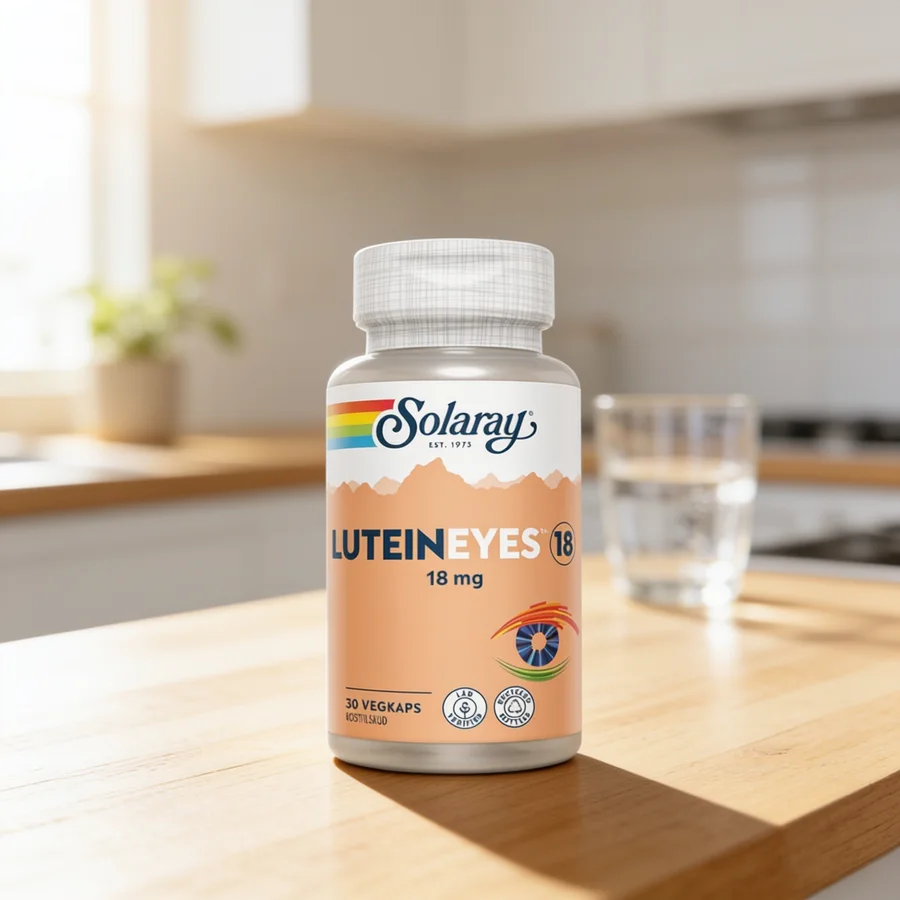 Solaray Lutein Eyes i et hverdagsmiljø