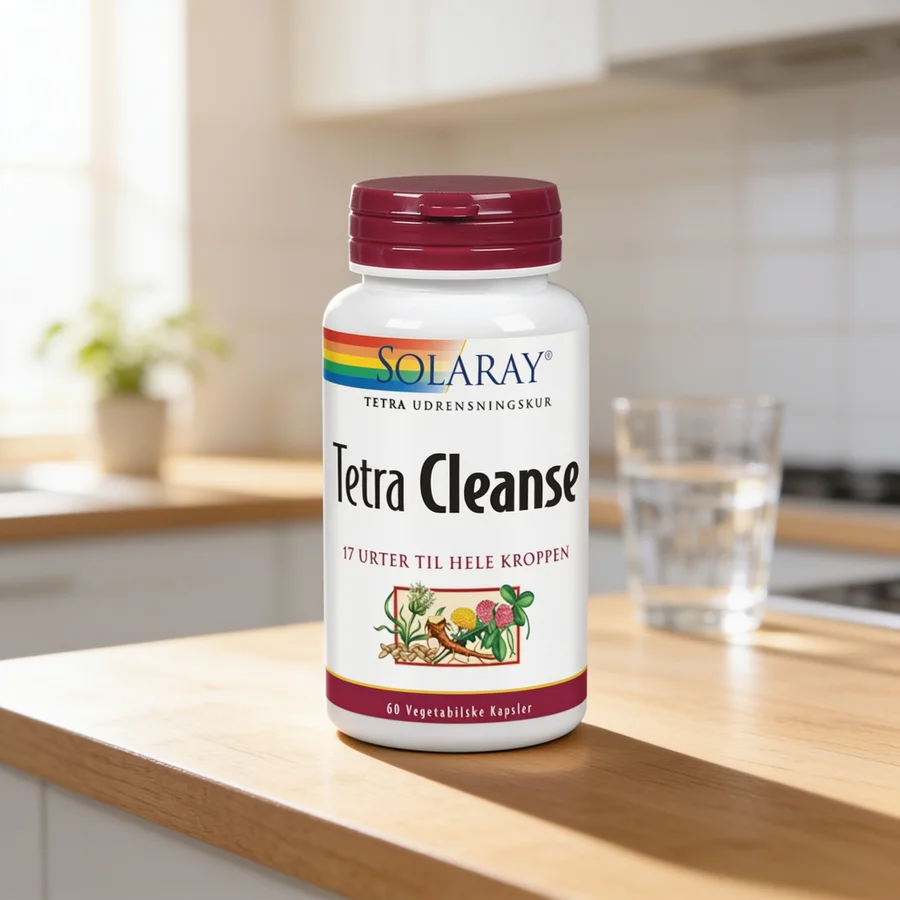 Solaray Tetra Cleanse i et hverdagsmiljø