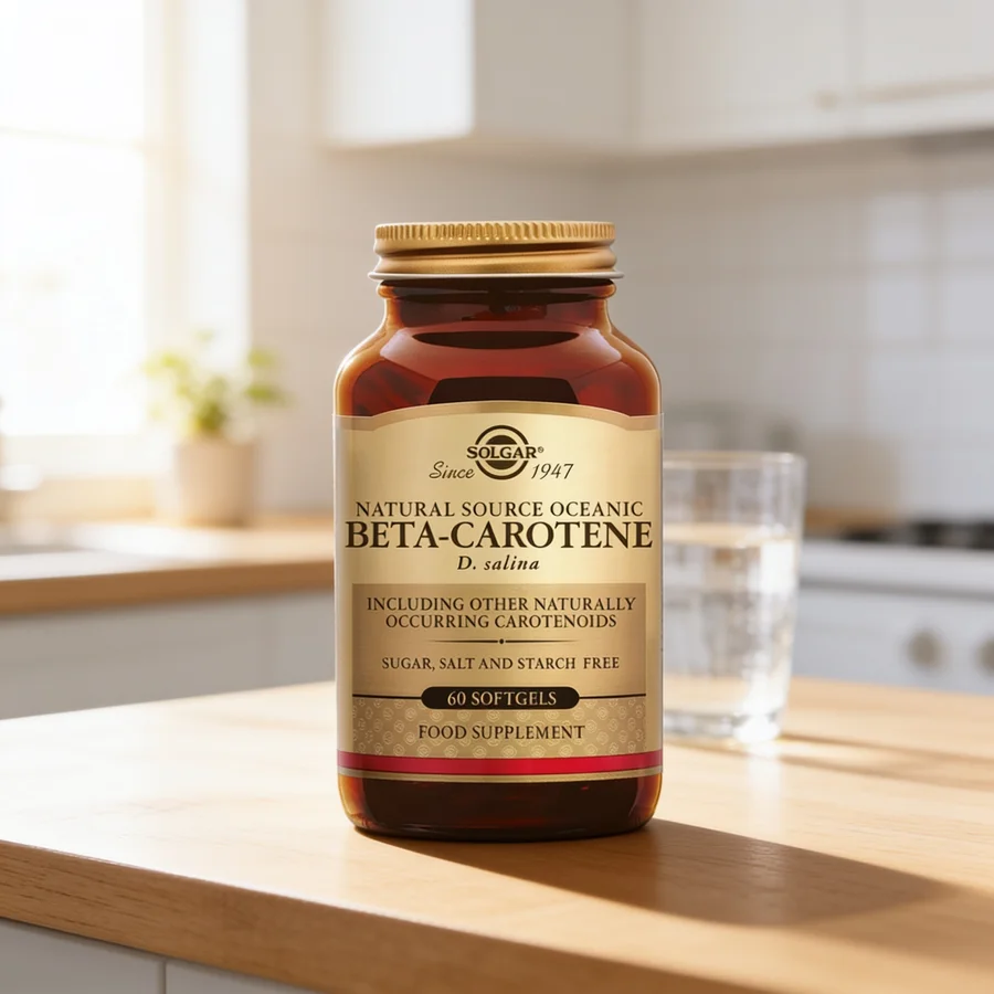 Solgar Beta-Caroten 7 mg i et hverdagsmiljø