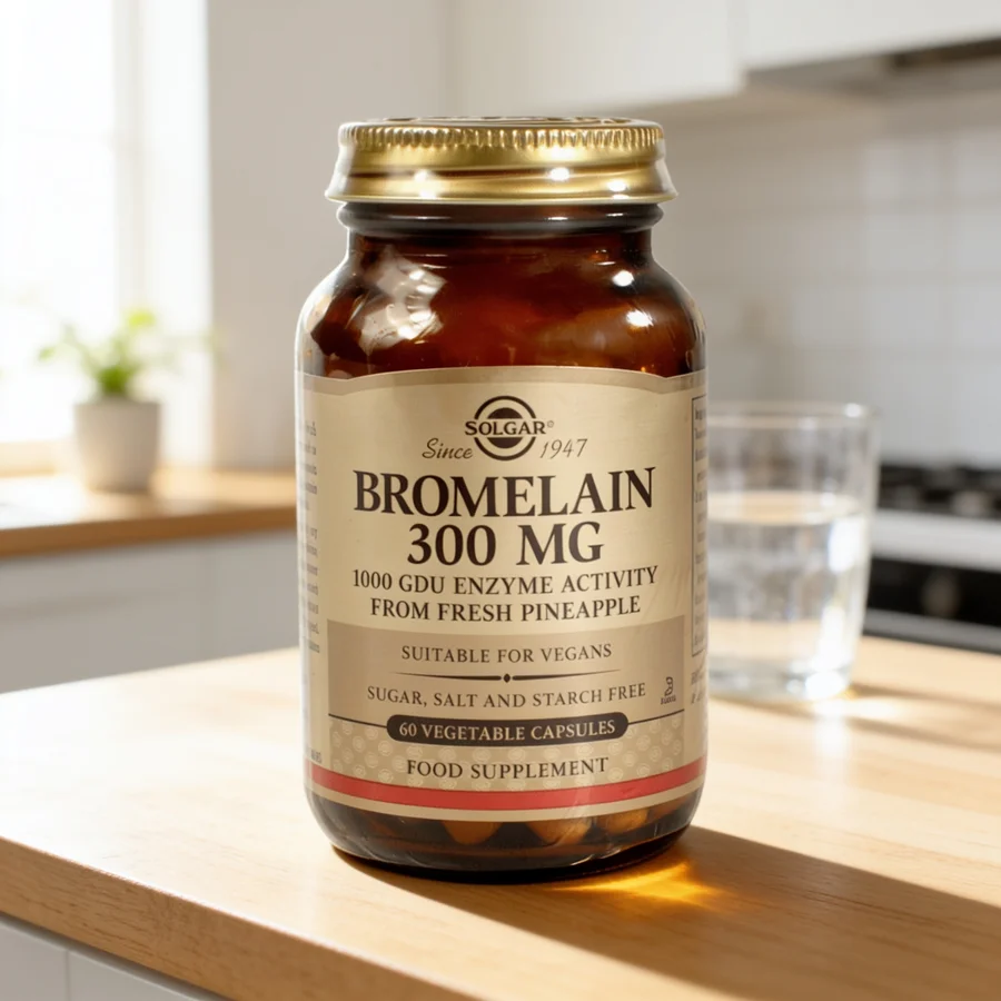 Solgar Bromelain 300 mg i et hverdagsmiljø