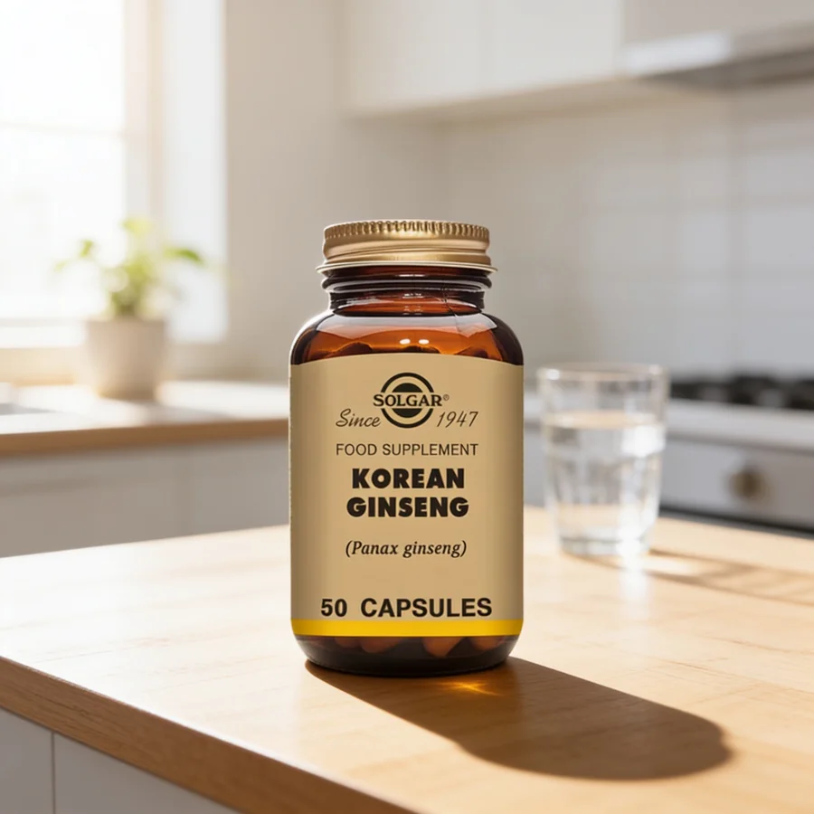 Solgar Koreansk Ginseng i et hverdagsmiljø
