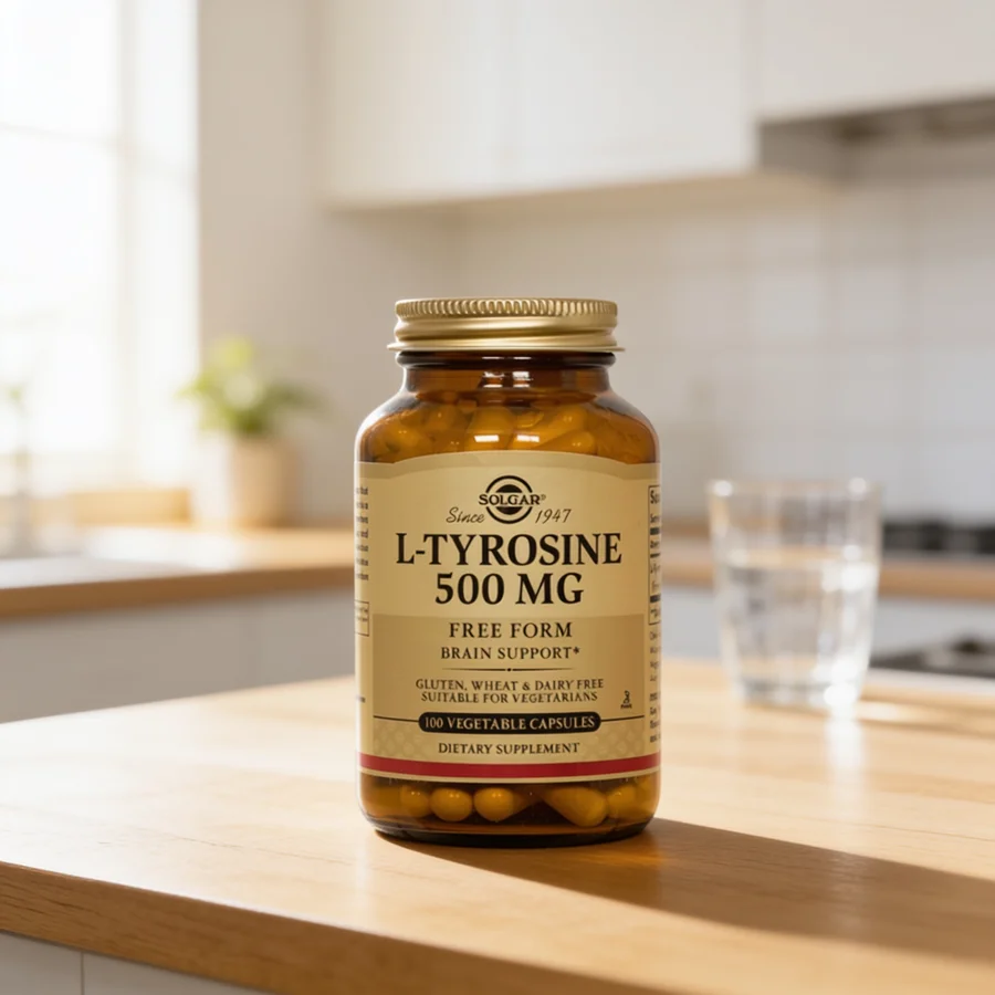 Solgar L-Tyrosine 500 mg i et hverdagsmiljø
