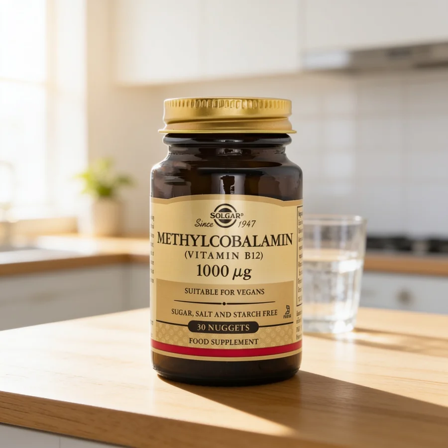 Methylcobalamin B12 1000 µg i et hverdagsmiljø